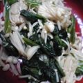 nantyan4's cooksnap of when they made ほうれん草とエノキダケのポン酢和え.