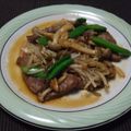 まっちぃなー's cooksnap of when they made 牛肉とスナップエンドウの炒め物.