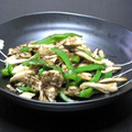 ラッチーU^ｪ^U's cooksnap of when they made 簡単！舞茸ピーマンのクレソル炒め♪.