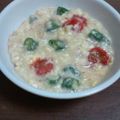 May_petit's cooksnap of when they made トマトとオクラの卵とじ.