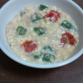 May_petit's cooksnap of when they made トマトとオクラの卵とじ.
