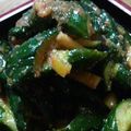 thyristor's cooksnap of when they made 超簡単★きゅうりのナムル.