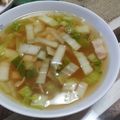 derera's cooksnap of when they made ベーコンと白菜のスープ.