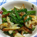 chaiko５'s cooksnap of when they made ピーマンとちくわ♪がら炒め(*⌒—⌒*).