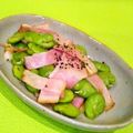櫻音's cooksnap of when they made そらまめのガーリックソテー☆.