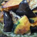 チーバ's cooksnap of when they made ナスとカボチャの田楽みそ和え.