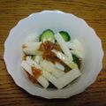 shutaro's cooksnap of when they made きゅうりと長いものあっさり酢の物.