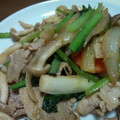 そめはる's cooksnap of when they made *小松菜と豚もものカレー炒め*.
