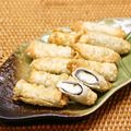 ちべターリー's cooksnap of when they made 余った餃子の皮でのりチーズ揚げ♪.