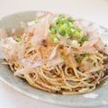 ななクレープ's cooksnap of when they made すぐ出来るサッパリ和風な梅ちりめんパスタ.