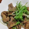 ♡♥♡たんちゅ♡♥♡'s cooksnap of when they made 牛肉の甘辛炒め☆水菜和え.