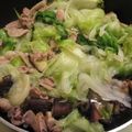 ちゃみ's cooksnap of when they made 豚こまとレタスの塩炒め.
