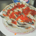 ポンpon's cooksnap of when they made 花見に☆しめ鯖とサーモンの段々押し寿司♪.