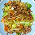 べっちゃんらっちゃん's cooksnap of when they made 豚塩焼きそば。.