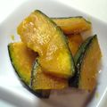 ぽよ花's cooksnap of when they made カボチャのハニーガーリック炒め.