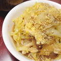ミズホ@M's cooksnap of when they made 給料日前に★揚げさんとキャベツの貧乏丼.