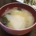 ＲＫまま's cooksnap of when they made 餃子の皮が余ったら…味噌汁に✿.