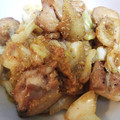 なぅこ's cooksnap of when they made 鶏肉と白ネギの明太子炒め　♪.