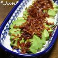 ＪＵＮちゃン's cooksnap of when they made 激うま！アボカドのカリカリ小海老醤油のせ.
