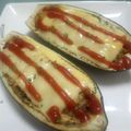 ＨaｒＵ's cooksnap of when they made なすのボート（なすの肉詰め）.
