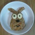 ｊ−ｊ−ｆ's cooksnap of when they made 醤油炒めご飯ﾃﾞ､チーズの簡単キャラ弁.