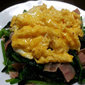 あっこーママ's cooksnap of when they made ほうれん草とたまごの炒めもの.