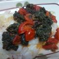 Nina1027's cooksnap of when they made 鱈のムニエル☆トマトパセリソース.