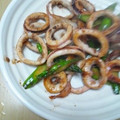 hasumisan's cooksnap of when they made イカとアスパラの炒めもの.