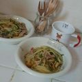 miiiko♡'s cooksnap of when they made めかぶとベーコンのパスタ.