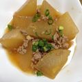 きのmama's cooksnap of when they made ひき肉と大根のピリ辛炒め煮.