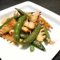 ♪かおたん♪'s cooksnap of when they made 筍とスナップえんどうの味噌バター炒め.