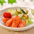 さとみわ's cooksnap of when they made お魚ソーセージのケチャップ炒め.