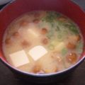 くじら母's cooksnap of when they made かんたん味噌汁（なめこ、絹ごし豆腐）.
