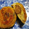 牛乳どーなつ's cooksnap of when they made お魚のソーセージ入りおからがんも♪.