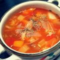 リサリサさん's cooksnap of when they made トマト缶で☆ミネストローネ風野菜スープ.