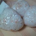 紗重桂's cooksnap of when they made 醤油とゴマ油のたれで*鮭フレおにぎり♥！.