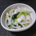 めなよ's cooksnap of when they made 新玉ねぎと青梗菜のおひたしサラダ.