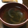 ＲＫまま's cooksnap of when they made 玉ねぎとわかめのお吸い物.