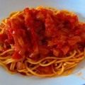 Ｍぱん's cooksnap of when they made トマト缶としょうゆのパスタ.