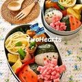 ＴＷＯＨＥＡＲＴＳ's cooksnap of when they made ＊キャラ弁＊ てんとう虫☆.