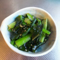とぴっぴ's cooksnap of when they made 小松菜とわかめの生姜胡麻和え.