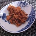 PiggyHappy's cooksnap of when they made **自家製鮭☆そぼろ**.