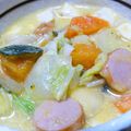 mana888's cooksnap of when they made 白菜の具だくさん豆乳スープ.