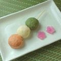 カルン's cooksnap of when they made お花見に✿じゃが芋３色団子♫.