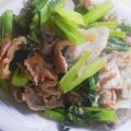 あ＊さ＊み's cooksnap of when they made 豚バラと小松菜のにんにく炒め煮.