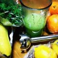 まつにぃ's cooksnap of when they made グリーンスムージー「パセリ＆フルーツ」.