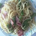 あややんんん's cooksnap of when they made アスパラとベーコンのパスタ★オイル系.