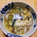 pnkdiamond's cooksnap of when they made 簡単♪ ターサイと 椎茸 卵の中華スープ.