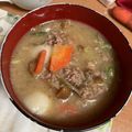クック49L4Ho☆'s cooksnap of when they made 里芋となめこの豚汁.