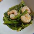 よるおそ's cooksnap of when they made 海老たっぷりほうれん草の中華煮.